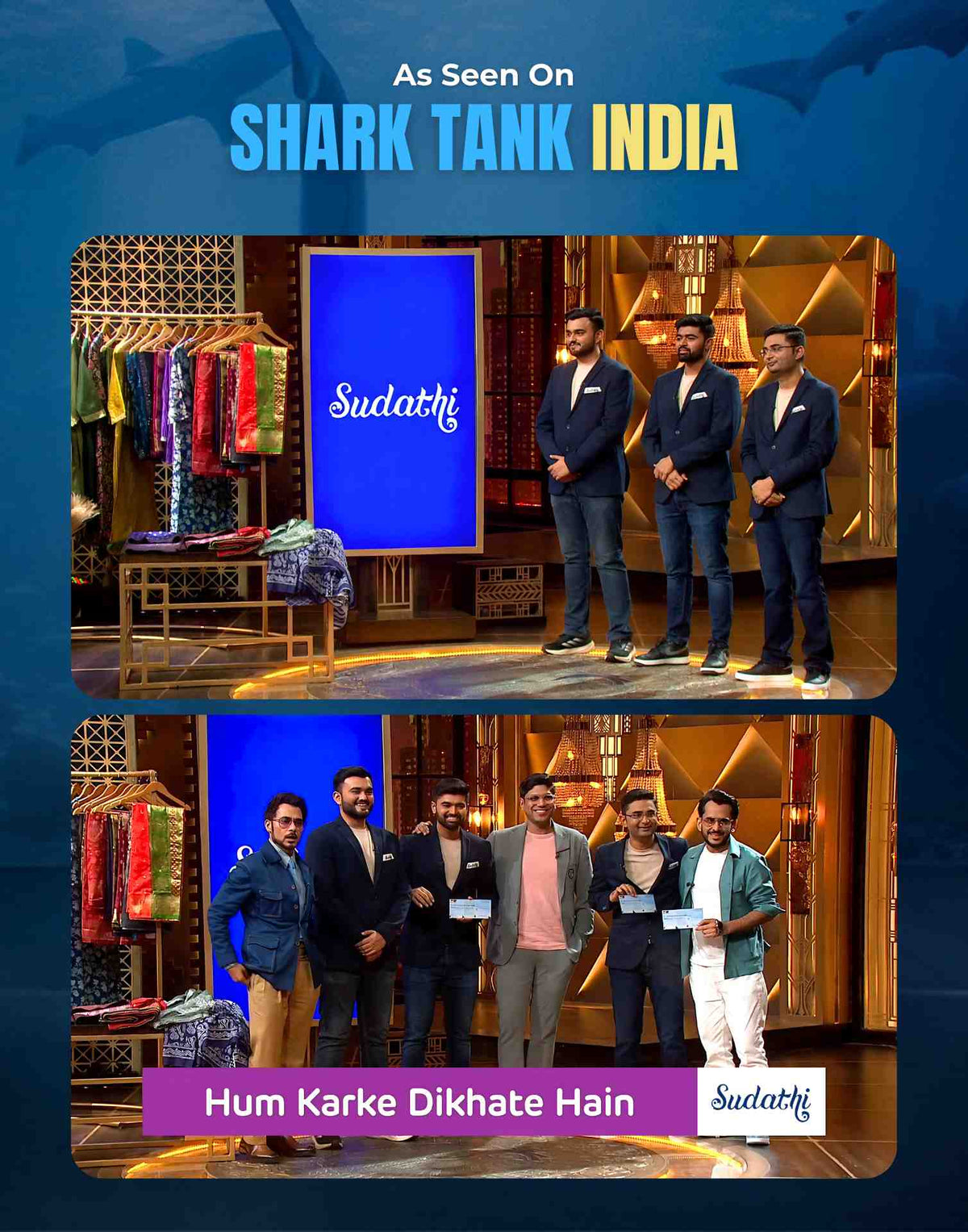 Ready To Wear White Linen Printed Saree