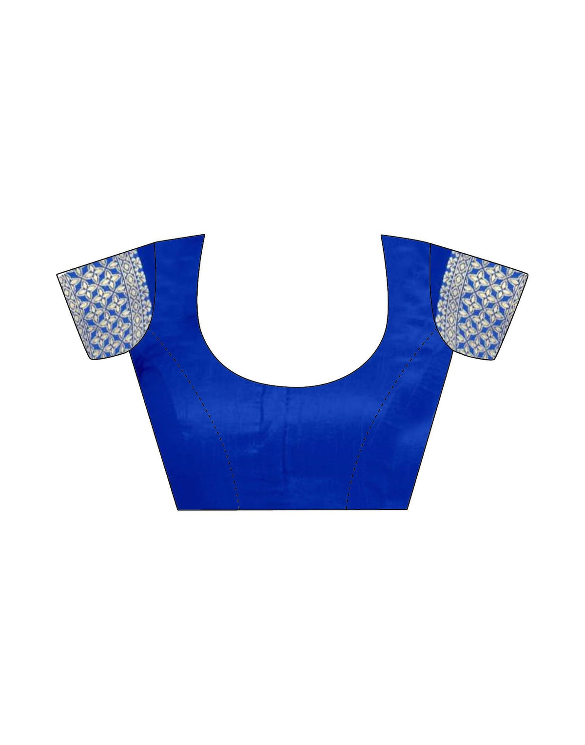 Blue Silk Woven Banarasi Saree