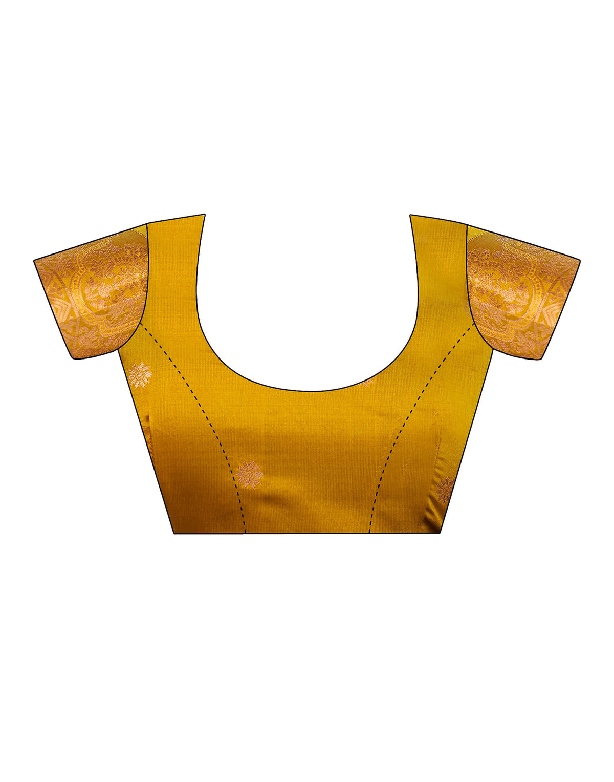 Yellow Silk Woven Banarasi Saree