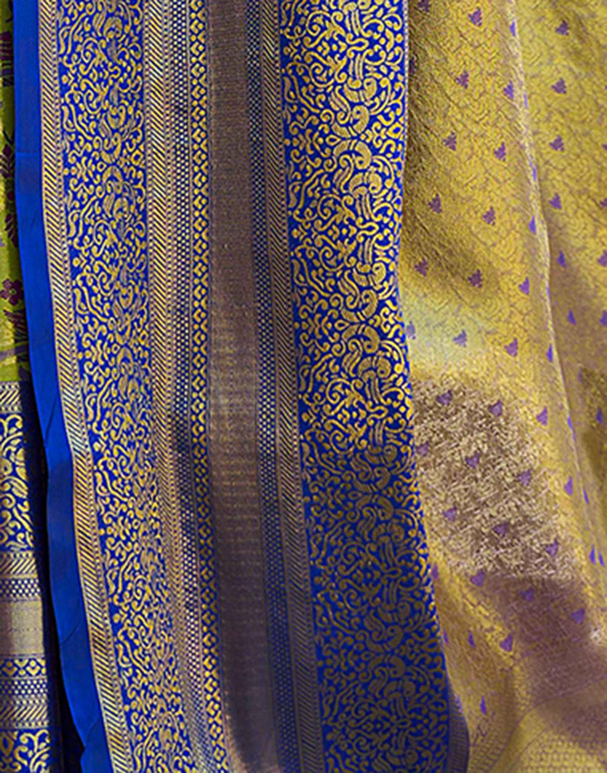 Green Silk Woven Kanjivaram Saree