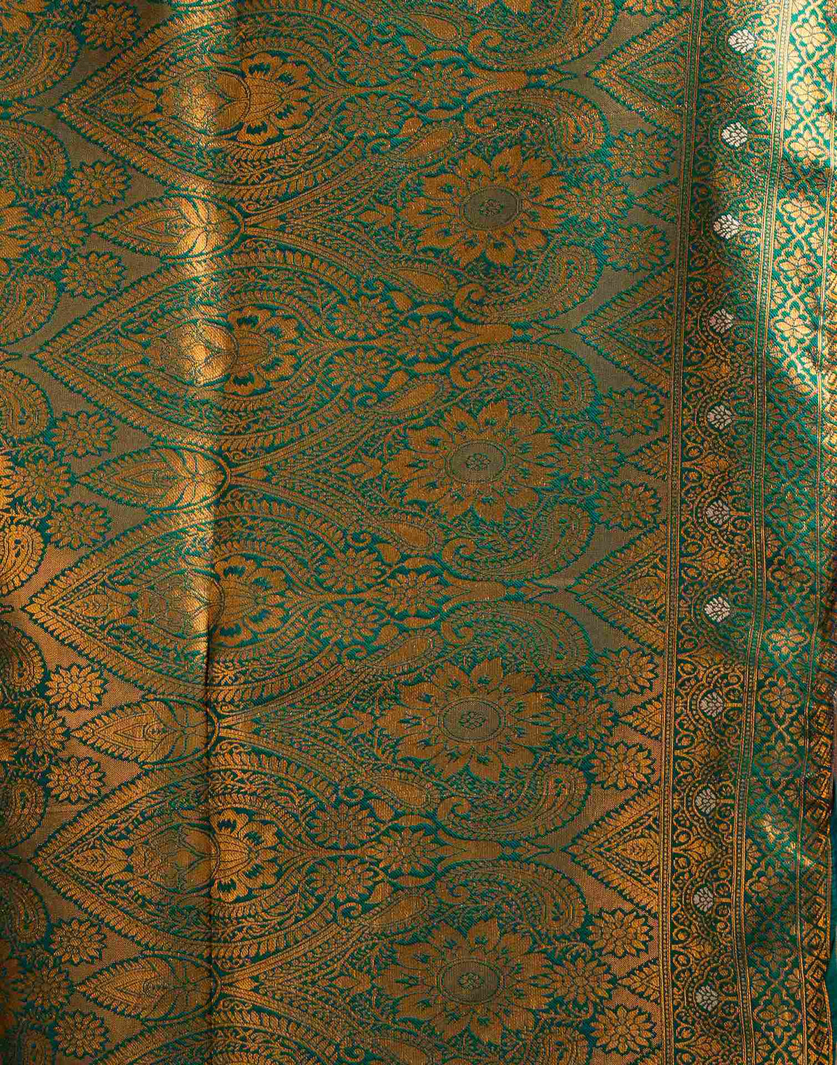 Light Brown Silk Woven Banarasi Saree