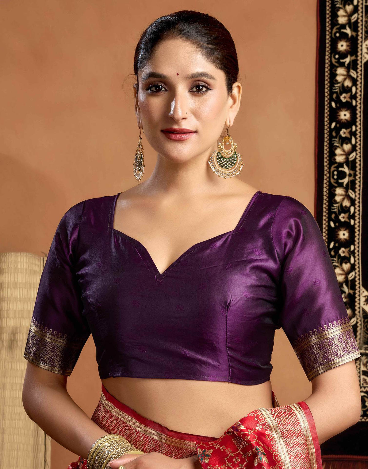 Red Silk Woven Patola Saree