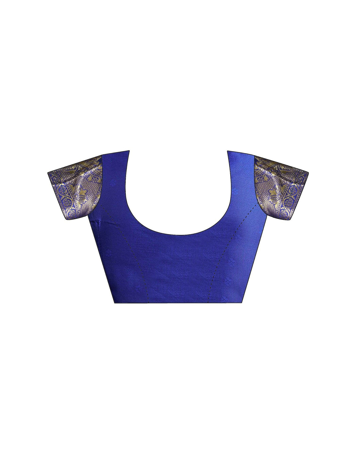 Royal Blue Silk Woven Banarasi Saree