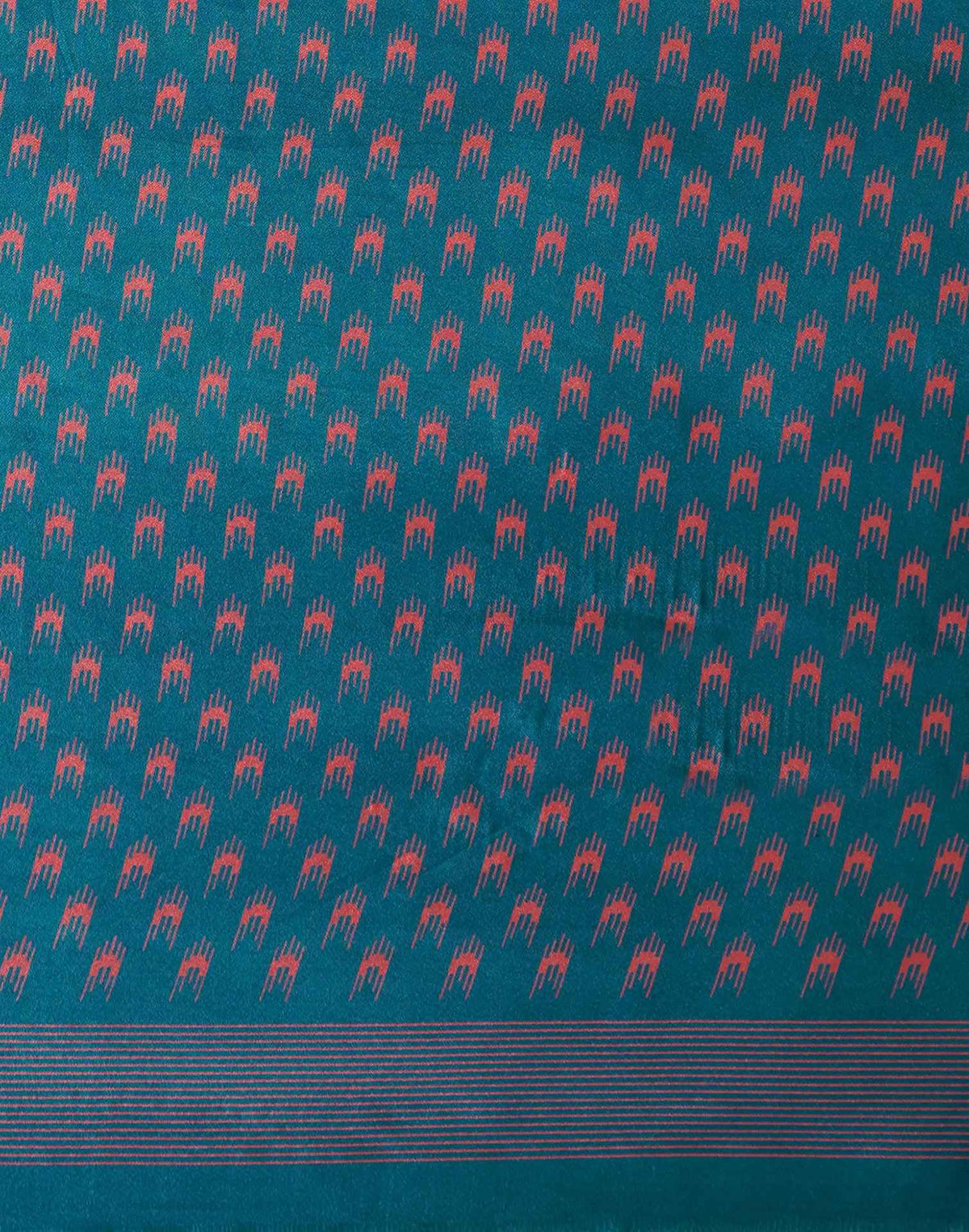 Blue Silk Printed Saree