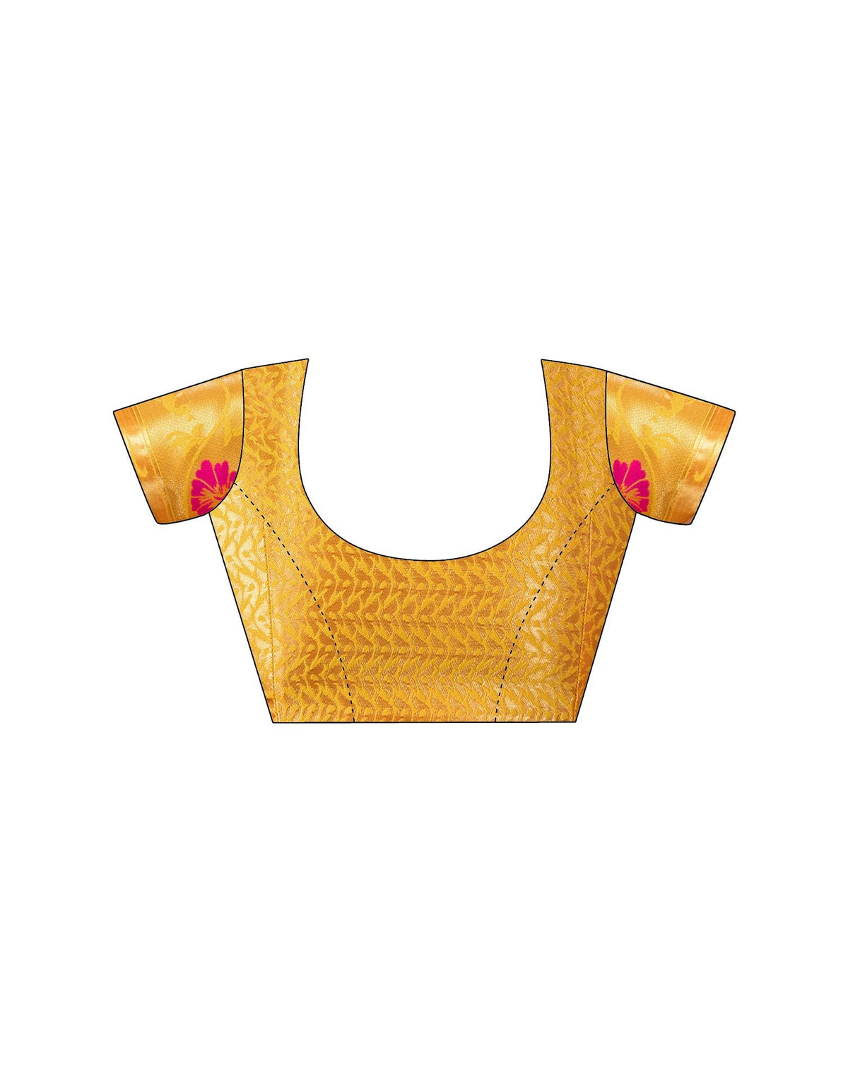 Yellow Silk Woven Paithani Saree
