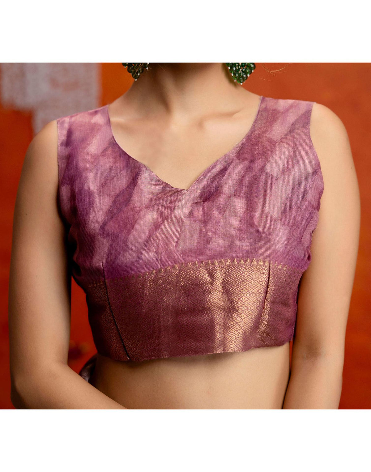 Pink Cotton Printed Woven Saree