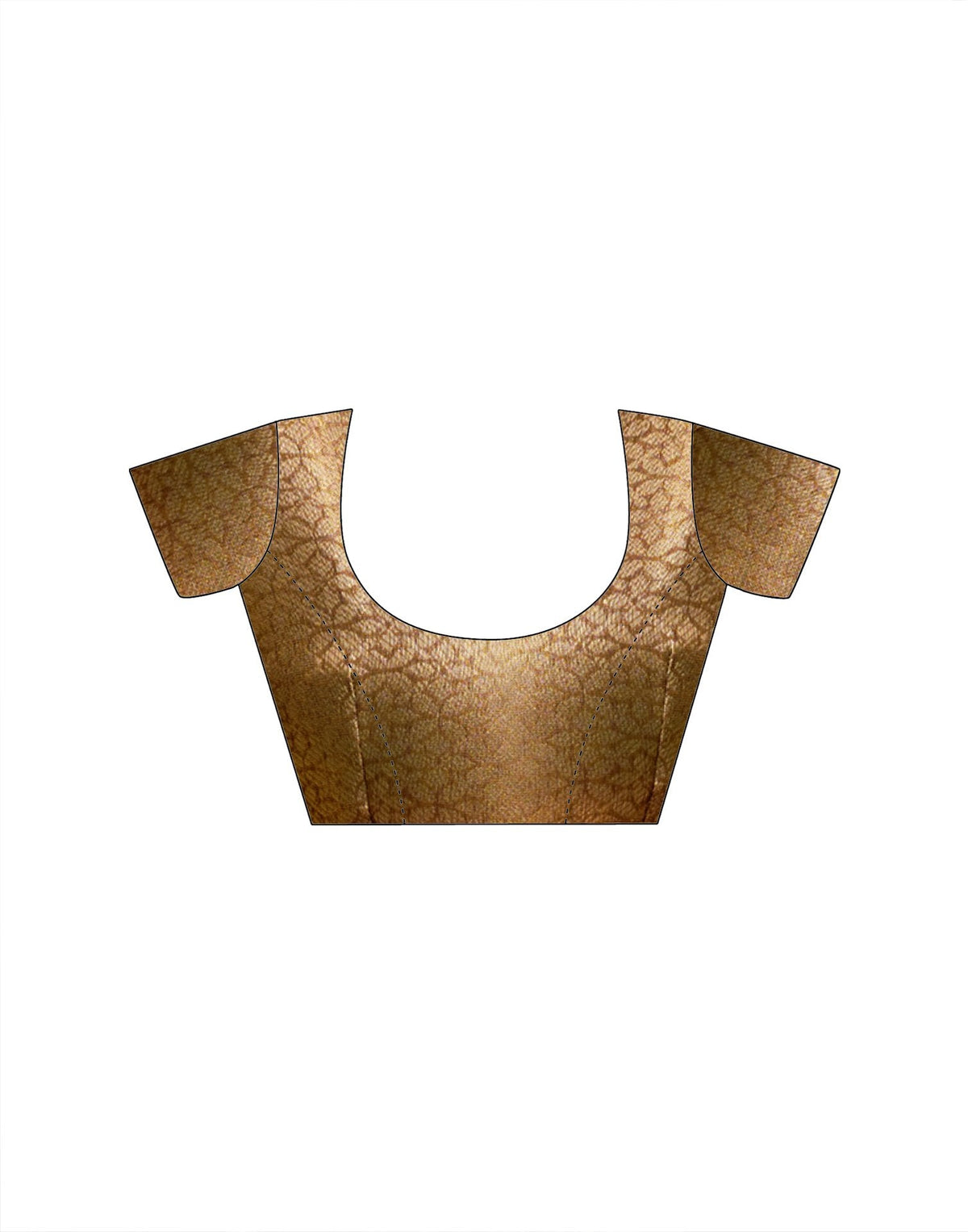 Brown Tissue Silk Woven Saree