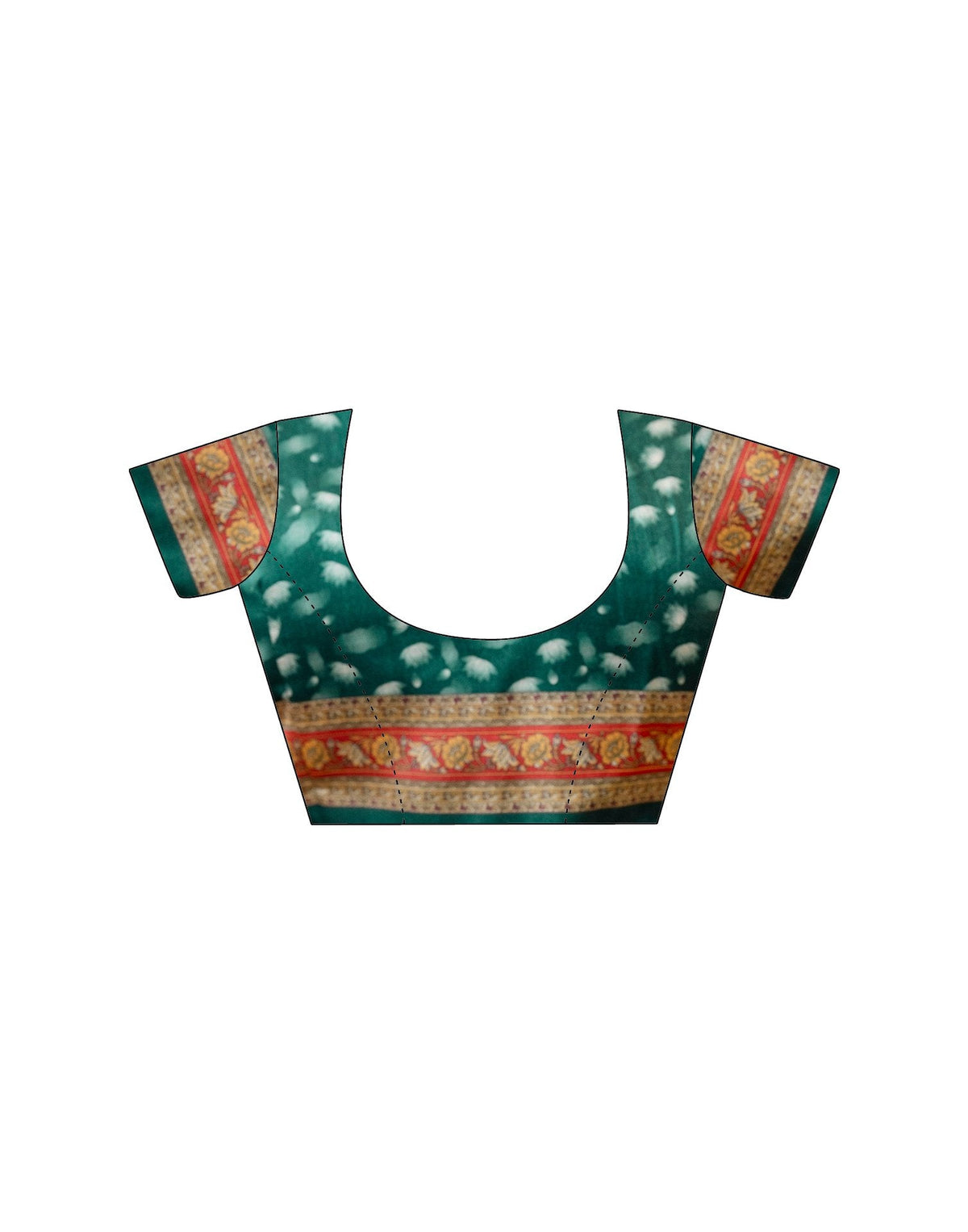 Ready To Wear Multicoloured Silk Printed Saree